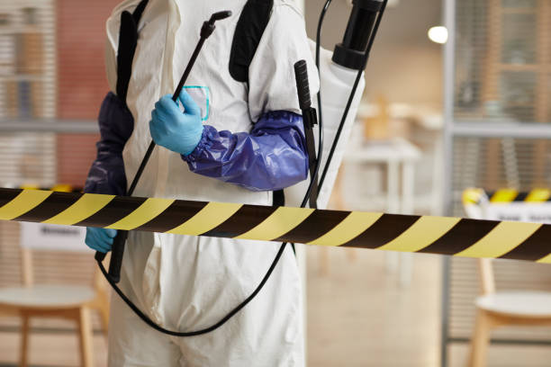 Professional Blood Cleanup technician working in Huntsville, AR